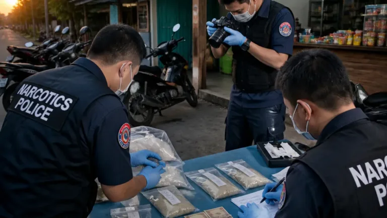 Satresnarkoba Polres Gresik Bongkar Jaringan Peredaran Sabu di Kebomas, Tiga Tersangka Diamankan