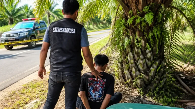 Satresnarkoba Polres Tebing Tinggi Amankan Pria Pengedar Sabu di Jalan Ketumbar