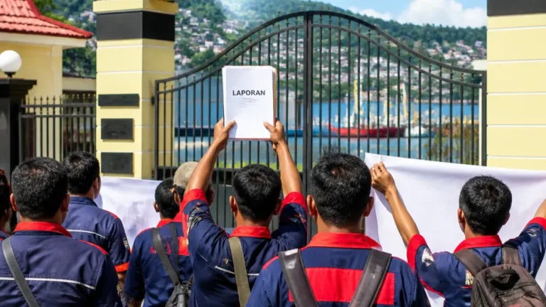 Serikat Buruh Malut Laporkan Tiga Perusahaan di Halsel ke Polisi atas Dugaan Tidak Bayar Upah Minimum