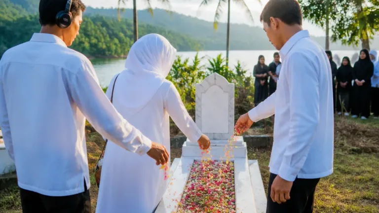 Sherly Tjoanda Ziarah ke Makam Benny Laos di Hari Ulang Tahun: Ungkapan Rindu Viral