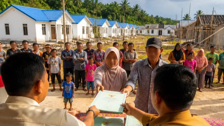 Sibolga: Wapres Serahkan Sertifikat dan Tinjau Huntap Parombunan pasca-bencana