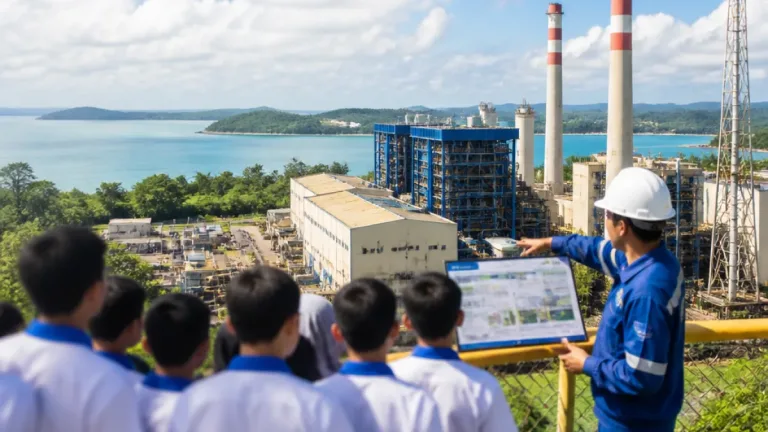 Siswa SD Negeri 23 Pangkal Pinang Pelajari Energi Primer di PLTU Air Anyir