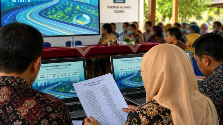 Sleman Jadi Lokasi Uji Coba Perlinsos Digital, Verifikasi Bansos Kini Capai Lima Menit