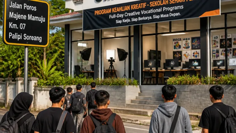 SMK Mega Link Majene Perkuat Pendidikan Vokasi Kreatif untuk Siapkan Lulusan Siap Kerja