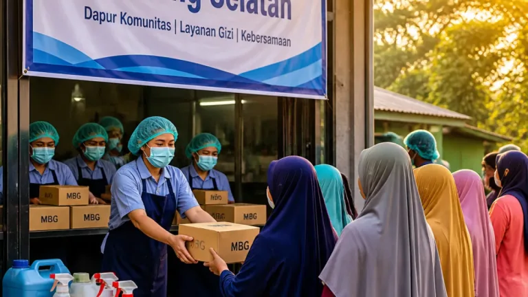 SPPG Bontang Selatan 05 Kembali Salurkan Makanan Bergizi Gratis setelah Insiden Keracunan