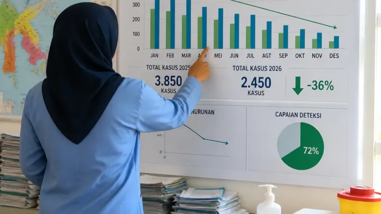 Sulawesi Tengah Capai 83,6% Penemuan Kasus TB 2025, tetapi Tantangan Deteksi Berlanjut