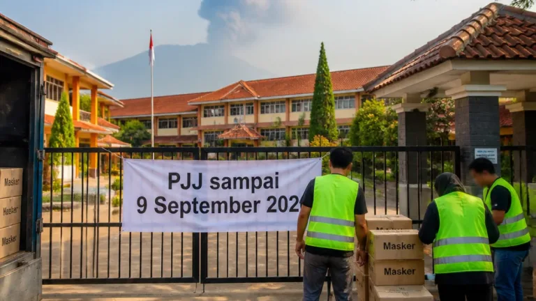 Tangerang Selatan Perpanjang PJJ hingga 9 September 2026 karena Risiko Abu Vulkanis