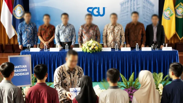 Tangerang: SGU Gandeng Pemkab Salurkan 30 Beasiswa Tangerang Gemilang