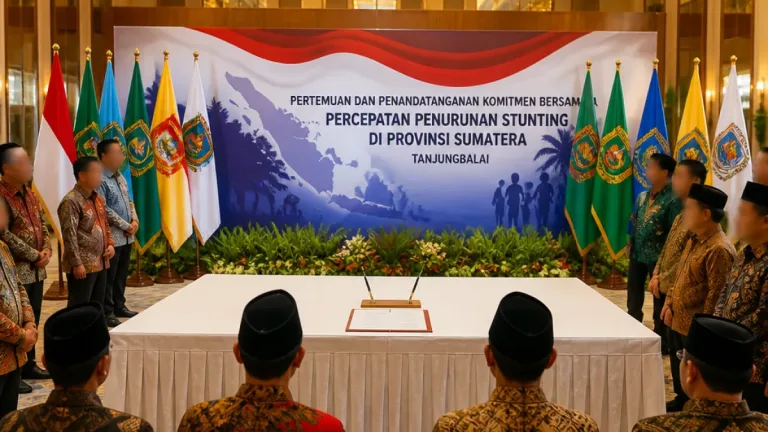 Tanjungbalai Perkuat Komitmen Penurunan Stunting melalui Kesepakatan Regional Sumatera