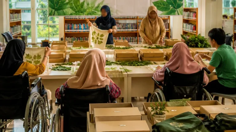 Tarakan Dorong Kemandirian Ekonomi Pemuda Disabilitas lewat Program Green Eco Craft