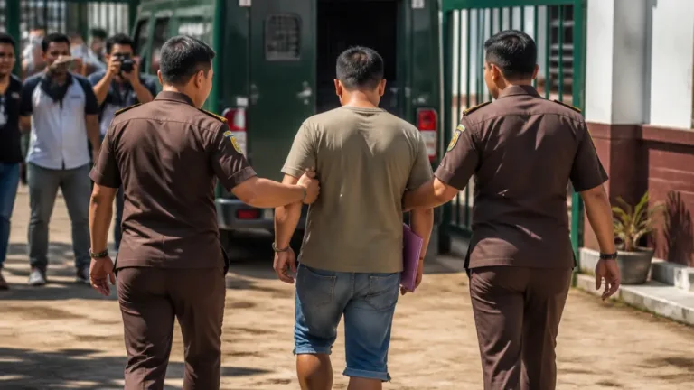 Tersangka Andi Kusuma Dititipkan di Lapas Kelas IIB Sungailiat Usai Pelimpahan Berkas