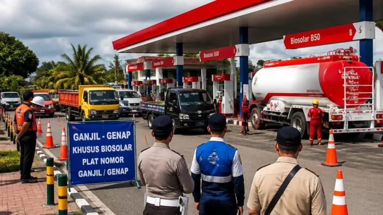Timika Terapkan Ganjil-Genap untuk Pengisian Biosolar, Antrean di SPBU Mencair