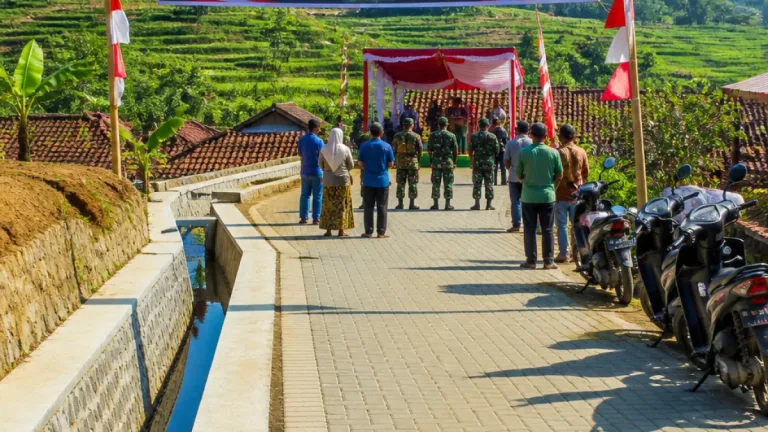 TMMD Sengkuyung Tahap III di Magelang Selesai, Jalan dan Drainase di Giri Kulon Rampung