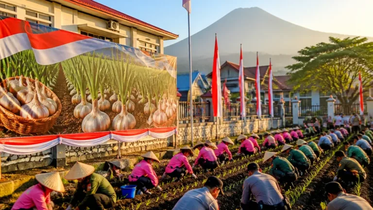 Tomohon Jadi Lokus Penanaman Bawang Putih Serentak Dukung Percepatan Swasembada