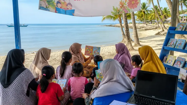 TP-PKK Tanjungbalai Dorong Rumbia Rutin untuk Kurangi Ketergantungan Gadget Anak