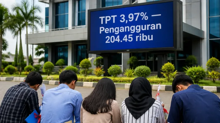 TPT Lampung Naik Tipis pada Mei 2026, Lulusan Sarjana dan Diploma Paling Banyak Menganggur