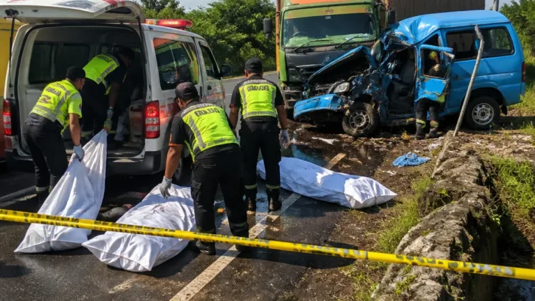 Tragedi di Jalan Jamanis–Rajapolah, Tasikmalaya: Empat Anggota Satu Keluarga Asal Kalideres Tewas