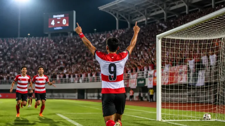 Wahyu Satria Cetak Quattrick, Banteng Kalimantan Timur Menang 4-0 atas D.I. Yogyakarta