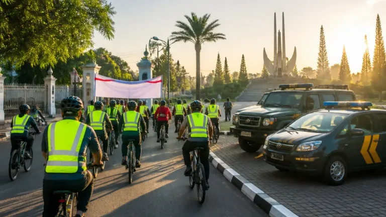 Wali Kota Bima Gowes Bersama Forkopimda untuk Perkuat Sinergi Pemerintahan