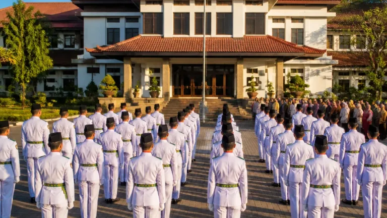 Wali Kota Kukuhkan 72 Paskibraka Batu Jelang HUT ke-81 RI