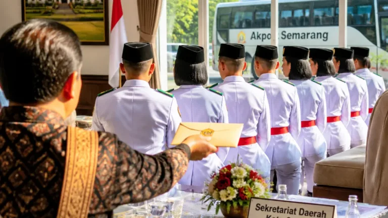 Wali Kota Serang Biayai Kunjungan 54 Paskibraka ke Akpol Semarang dengan Dana Pribadi