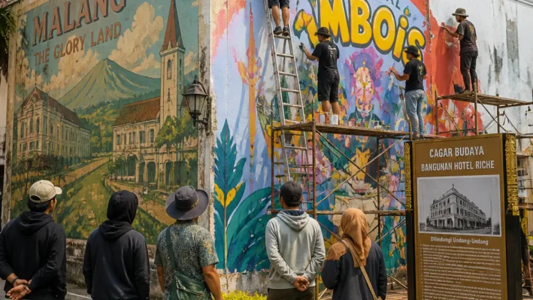 Wali Kota Tegaskan Pemkot Tak Terlibat dalam Perubahan Mural 'Malang The Glory Land'