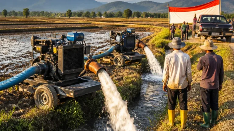 Walikota Tinjau Pemanfaatan Pompa Bantuan Gubernur untuk Petani Palopo