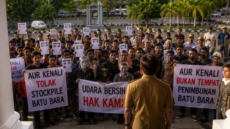 Warga Aur Kenali Desak Wali Kota Jambi Tegas soal Rencana Stockpile Batu Bara