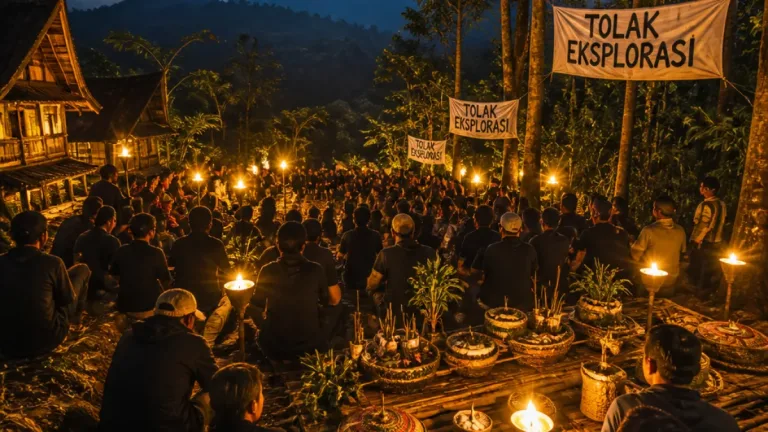 Warga Botteng Mamuju Gelar Ritual Adat Tolak Eksplorasi Tambang LTJ