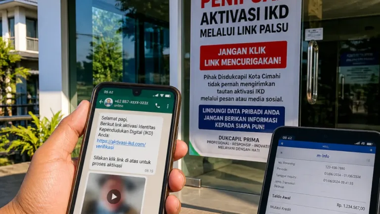 Warga Cimahi Diimbau Waspada Modus Penipuan Aktivasi IKD yang Bisa Kuras Rekening