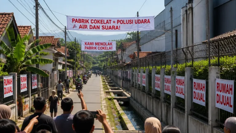 Warga Kompleks Melong Green Garden Pasang Plang 'Rumah Dijual' sebagai Protes ke Pemkot Cimahi