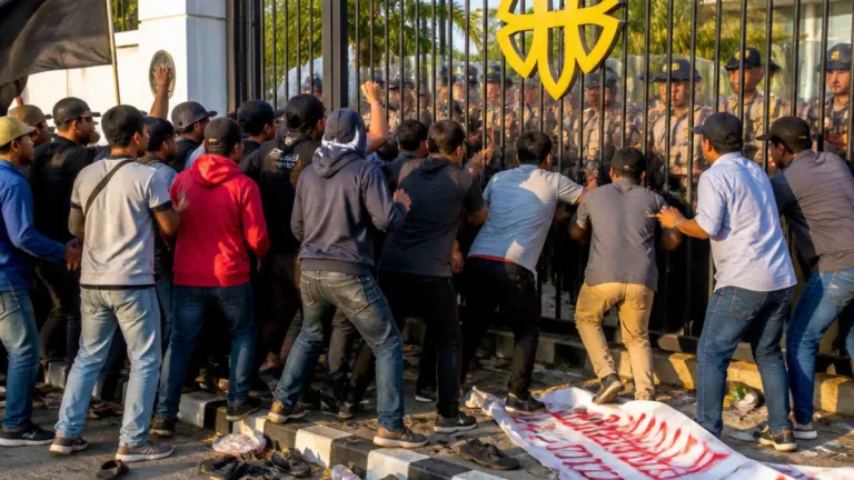 Warga Konawe Utara Ricuh: Tuntut Pelibatan Pengusaha Lokal di Pertambangan Antam