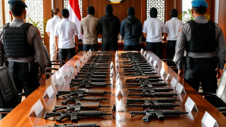 Warga Serahkan 16 Senjata Ilegal ke Polda Malut, Gubernur Apresiasi Langkah Damai