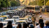 Bhubaneswar sees violent turn as app-based cab and bike drivers’ strike blocks MG Marg
