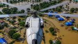 CM Majhi conducts aerial survey as heavy rains inundate 13 districts; 70,000 moved to relief camps