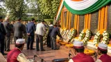 Dhami honours Gandhi, Shastri and Uttarakhand statehood martyrs in Dehradun