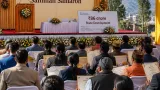 Dhami honours teachers, awards scholarships and clears ₹86 crore for state development