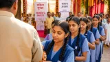 Haryana CM Nayab Singh Saini celebrates Raksha Bandhan with schoolgirls in Chandigarh, stresses women's safety