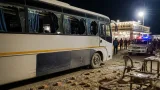 Kashmir-bound sleeper bus pelted with stones near Nilokheri; one passenger hurt