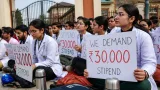 Medical interns in J&K launch indefinite strike, demand stipend hike to ₹30,000