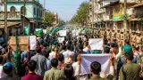Muslim community stages protest in Thoubal over non‑Muslim appointments to Manipur Waqf Board