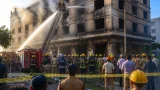 Nine dead, including child, as fire rips through Mirza Ghalib Street hotels in central Kolkata