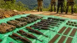 Security forces recover arms cache near Imphal East foothills during joint search operation