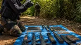Security forces recover arms, Chinese grenade from Maoist dumps in Bijapur forests