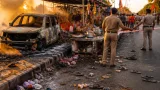 Tea stall owner killed, several injured as SUV ploughs into pilgrims near Ambaji; vehicle torched