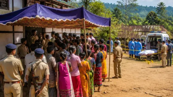 75% turnout in Tripura TTAADC village committee polls; TMP candidate shot in Gomati