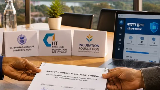Agra varsity partners with IIT Kanpur to roll out Hindi online vocational cybersecurity course