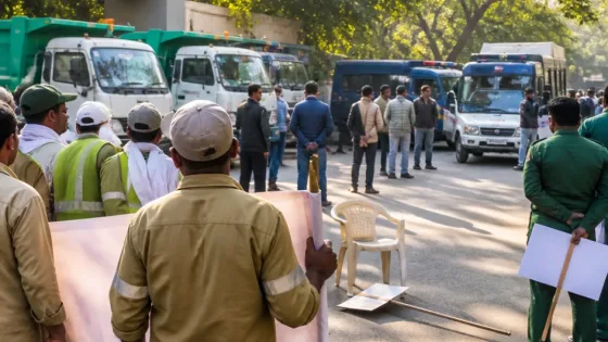 Delhi AAP alleges police 'kidnapped' MLA during sanitation-worker protests