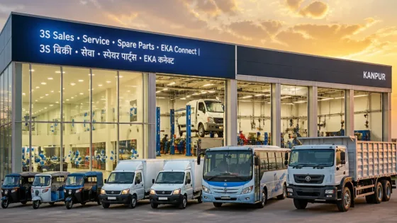 EKA Mobility opens first all-range commercial vehicle dealership in Kanpur