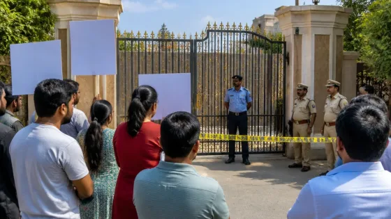 Family protests after alleged sexual assault of five-year-old at Rohtak private school